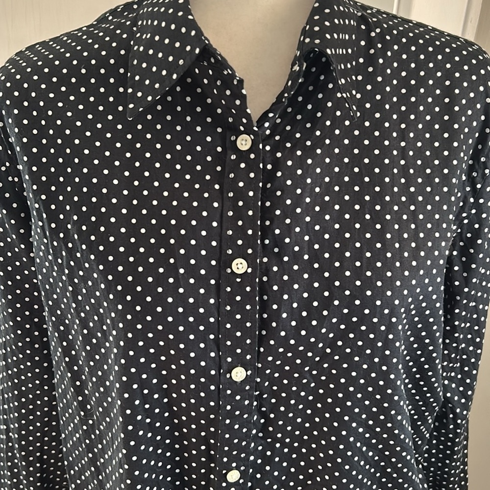 Ralph Lauren Swiss Dot Shirt Sz. L